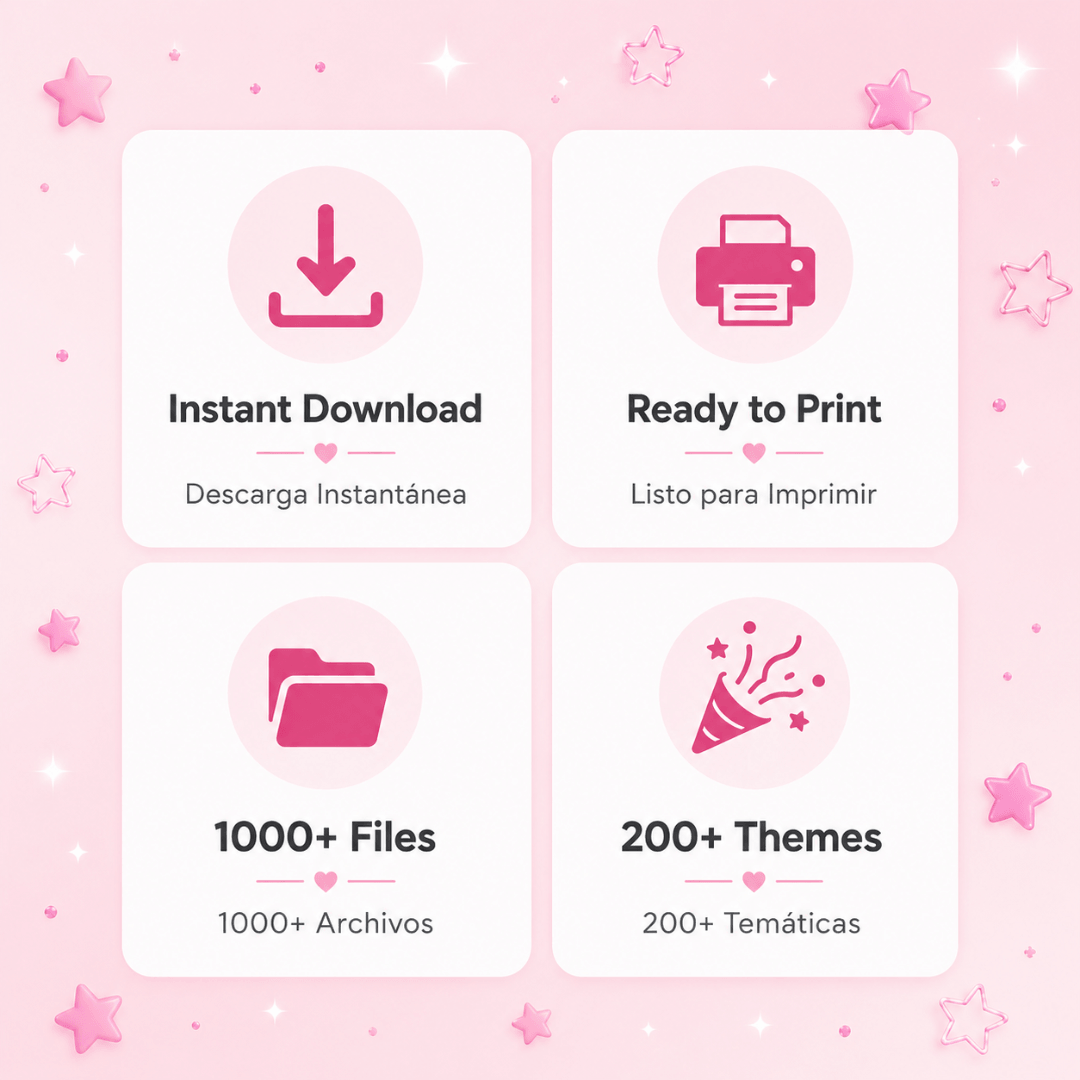Over 1000 Ready-to-Print Party Favor Boxes | DIY Printable Bundle - Imagen 6