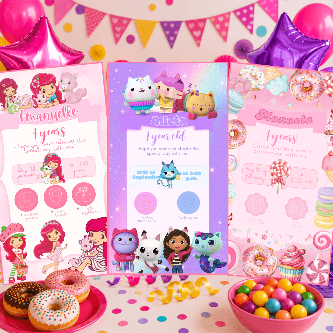 300+ Interactive Invitation Templates | Editable Canva Digital Invitations - Imagen 5