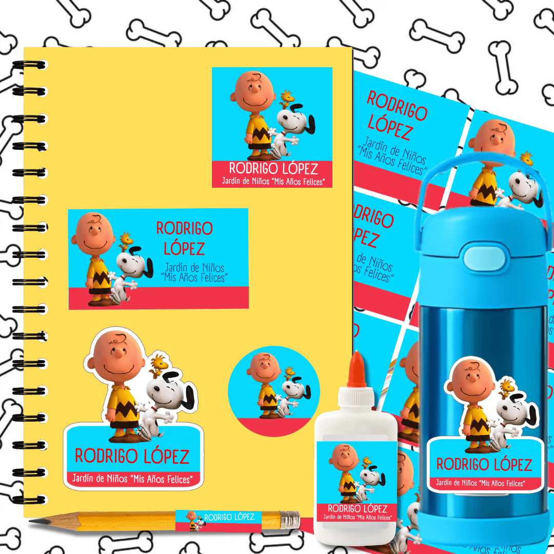 Más de 1200 Etiquetas Escolares | Etiquetas Editables para Útiles Escolares | Editable en Canva - Imagen 5