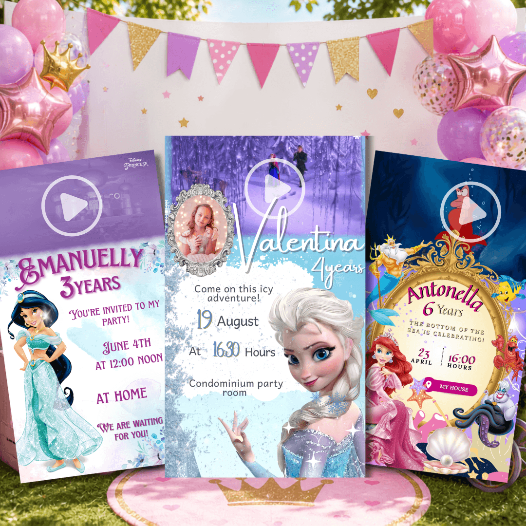 250+ Video Invitation Templates | Editable in Canva - Imagen 4