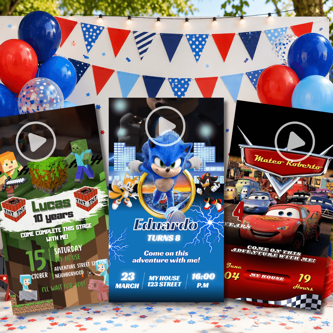 250+ Video Invitation Templates | Editable in Canva - Imagen 2